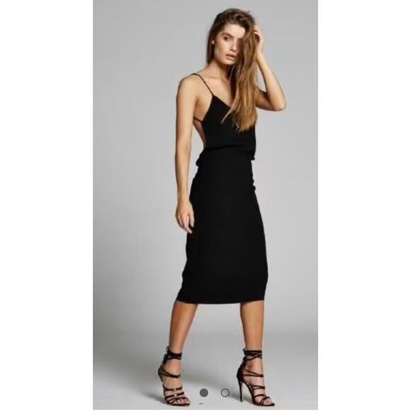Maurie + Eve Anki Dress Navy Sleeveless Backless Navy Size 4 NWT - Picture 4 of 13